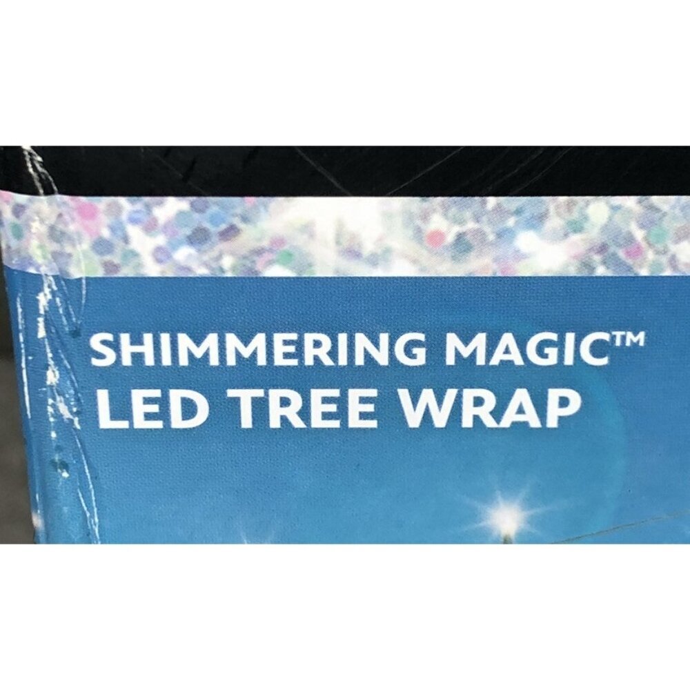 Disney Magic Holiday Shimmering Pure White LED Tree Wrap Lights 60 Ct (2x6 ft) - Picture 2 of 5